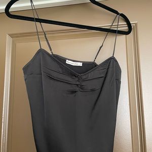 Abercrombie satin tank